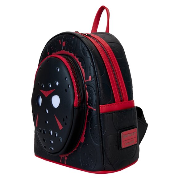 Loungefly Friday The 13th Exclusive Jason Mask Light Up Mini Backpack